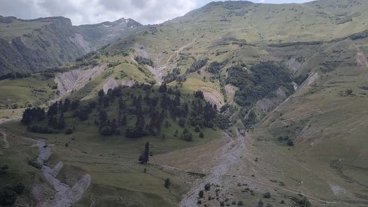 Observation deck (merging of white and black Aragvi)