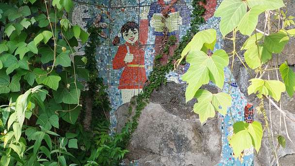 Soviet mosaic "Children"