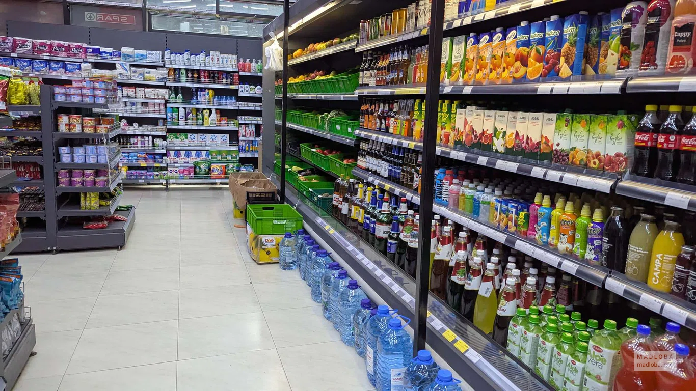 Напитки в магазине Spar