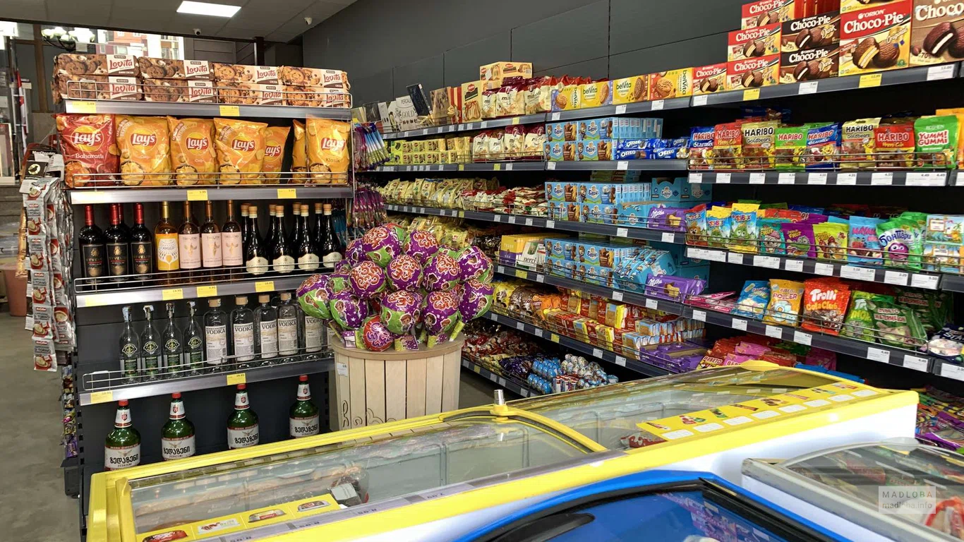 Товары в супермаркете SPAR