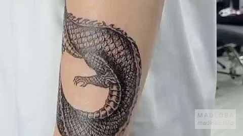 Spiritus Tattoo тату змея на руке