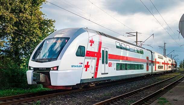 Stadler train in Georgia