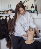 Наращивание волос Exhair_batumi