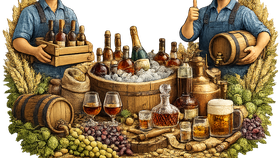 Suppliers of alcoholic and alcoholic beverages