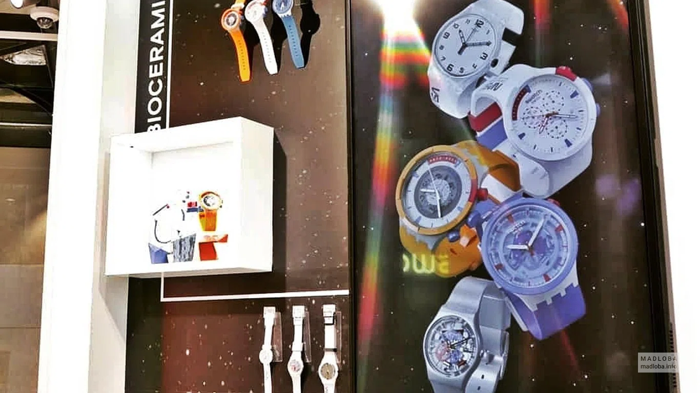 Фото наручных часов в магазине Swatch Тбилиси