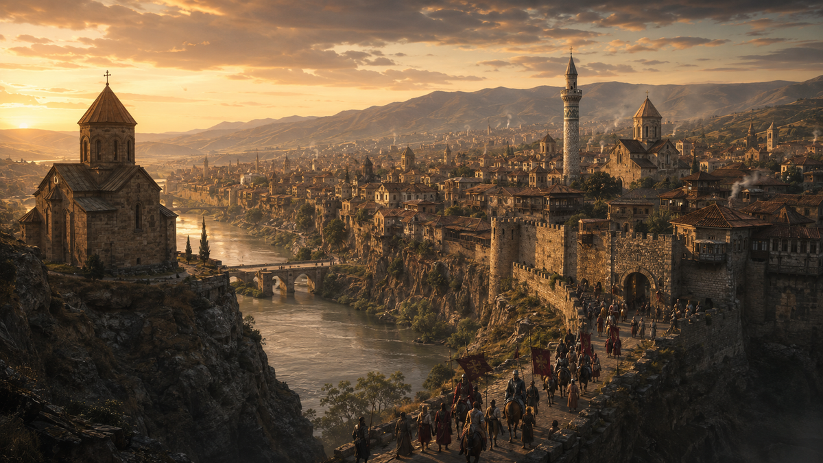 Tbilisi, 1122: The city returns to the Georgian Kingdom.