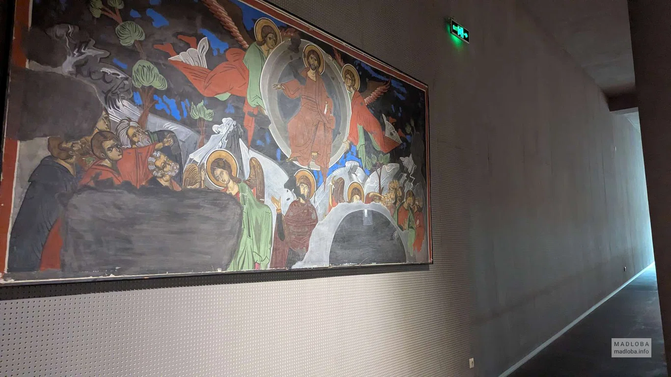 Картина «Грузинское застолье и сбор винограда»