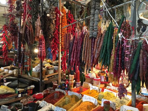 Чурчхела и специи на Батумский базаре