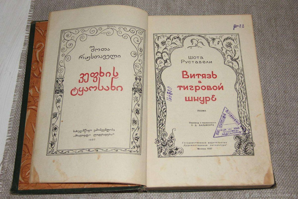 The Knight in the Panther's Skin