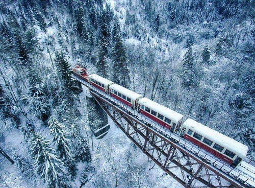The Kukushka railway between Borjomi and Bakuriani
