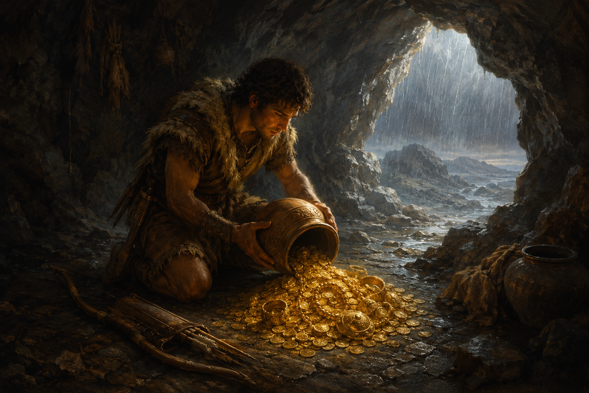 The Legend of Pharnavaz’s Treasure Discovery of Gold in a Cave