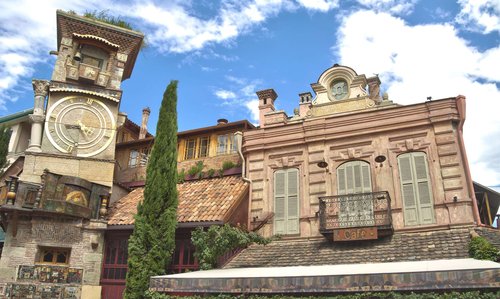 The Puppet Theater and Rezo Gabriadze's Clock in Tbilisi