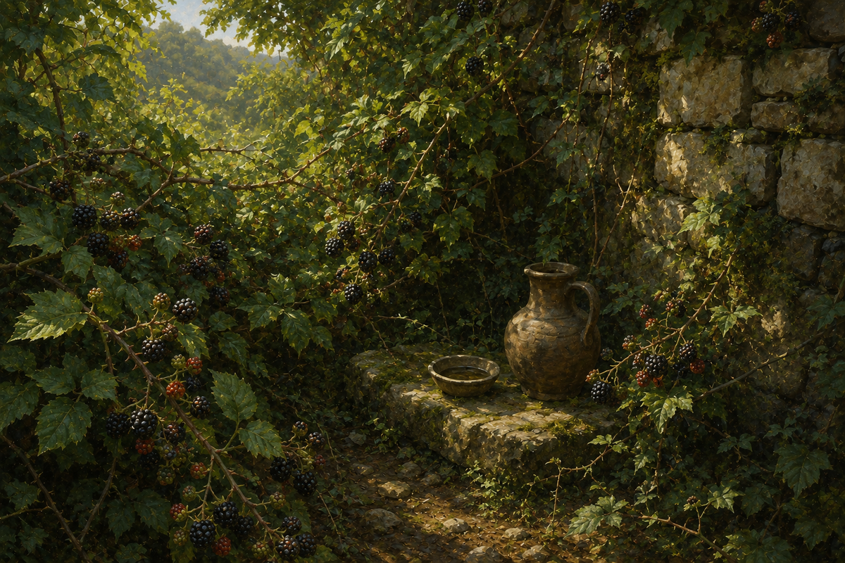 The blackberry thicket in Mtskheta where, according to tradition, Nino lived.