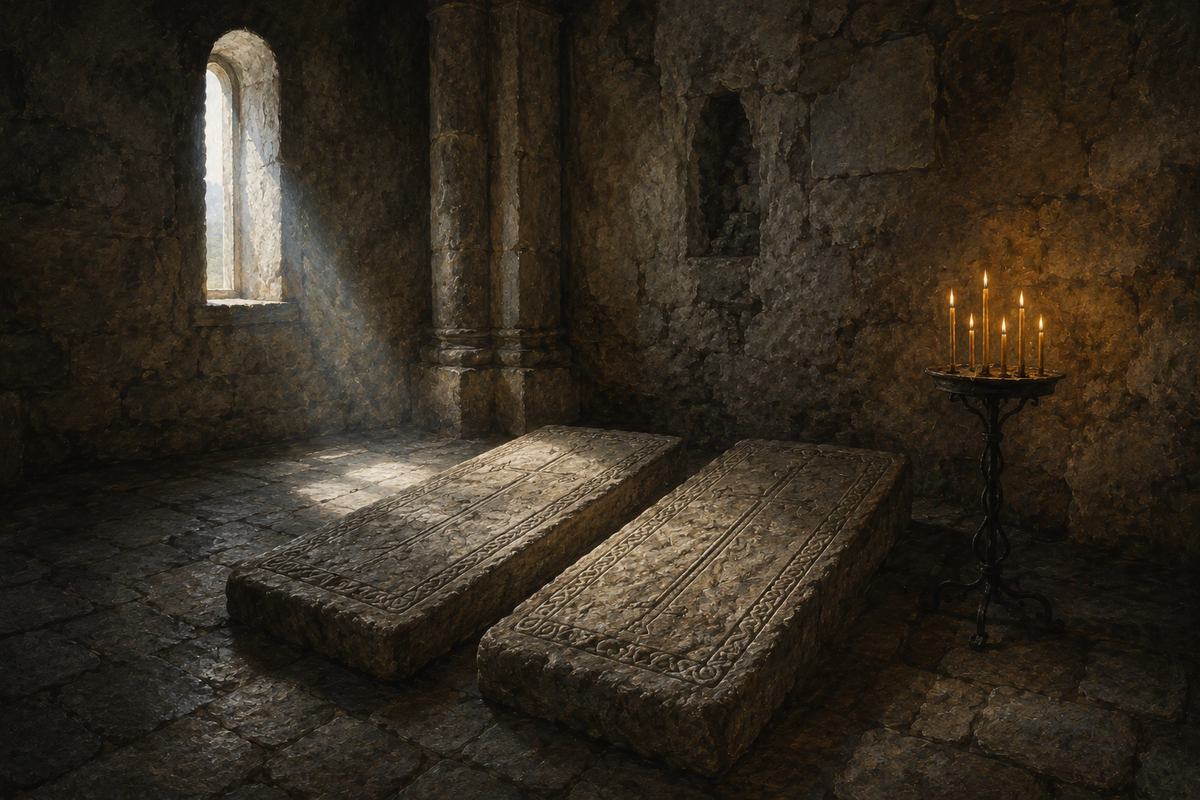 The tombs of King Mirian and Queen Nana at Samtavro Monastery.
