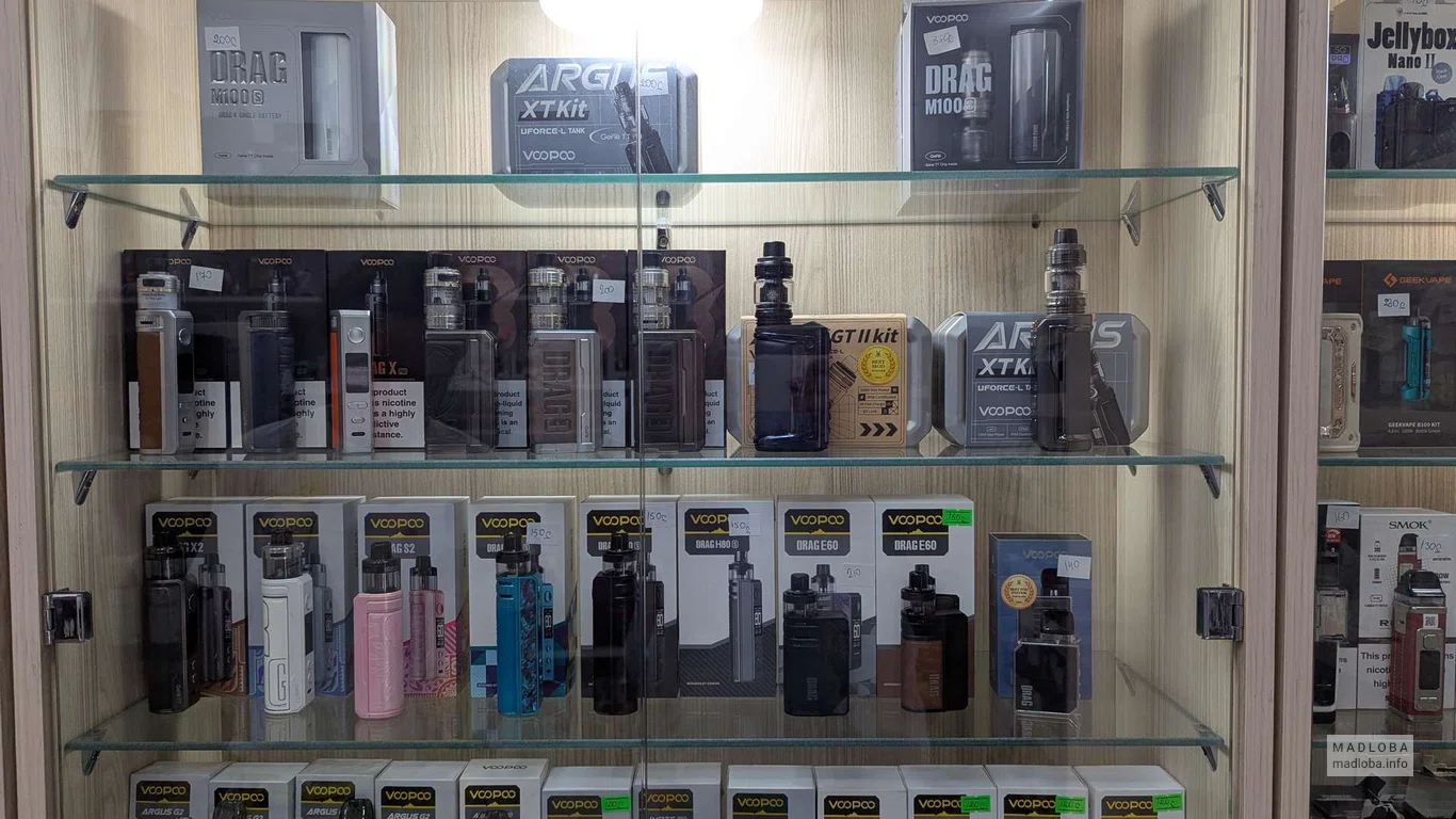 Вейпы в магазине Tobacco shop MVape