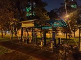 Exercise equipment on the embankment No. 1 (near the Alphabet Tower)