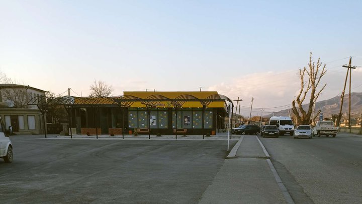 Central bus station Kaspi