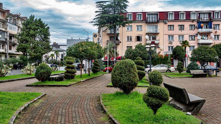 Central square of Kobuleti