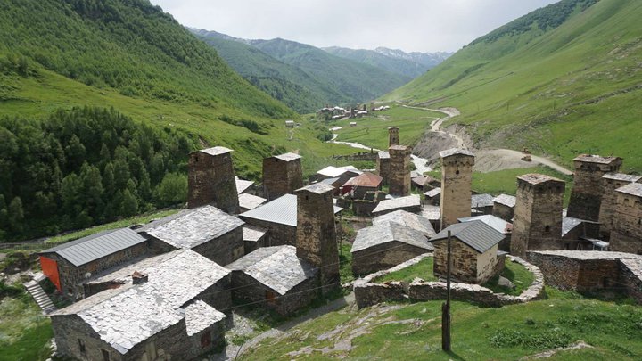 Church of the Savior Chazhash in Ushguli