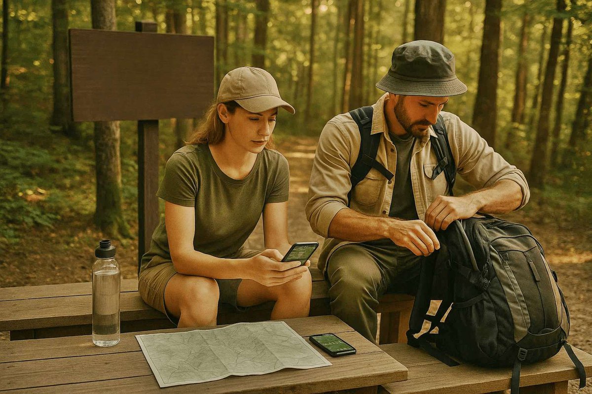 Туристы готовятся к походу