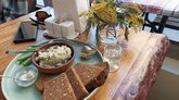 At the sisters' place