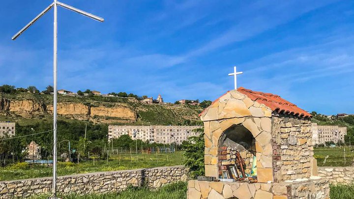 Street altar of St. George