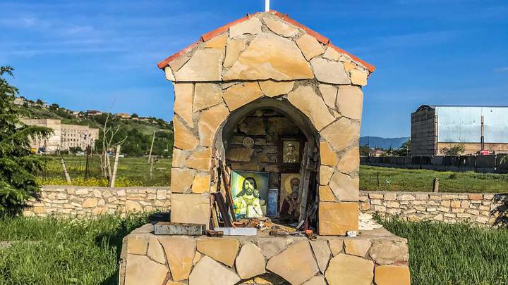 Street altar of St. George