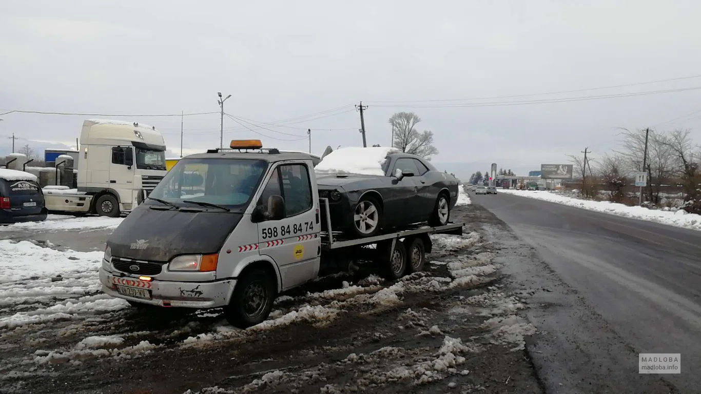 Услуги эвакуатора "Evakuatori 84" на улице Эристави