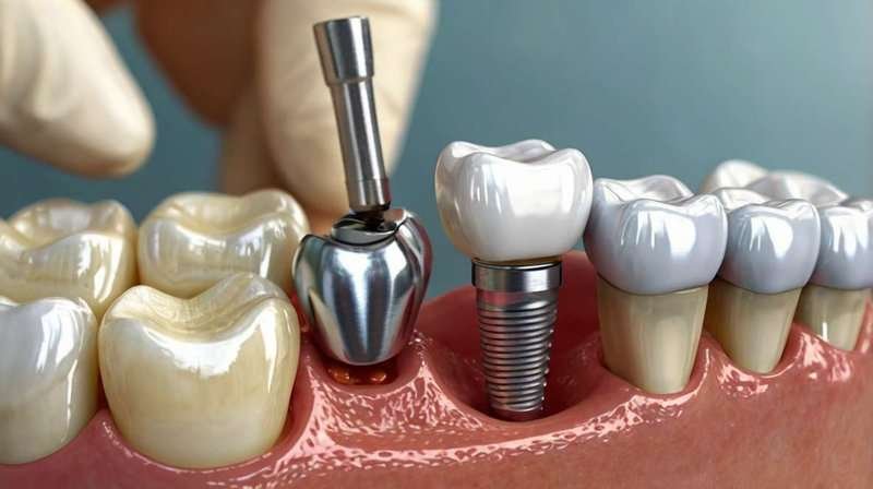 installation of a dental crown