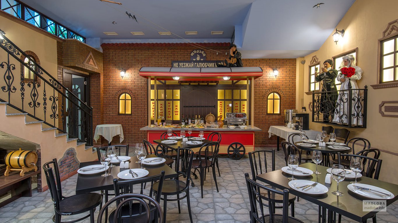 Ресторан в отеле Veranova в Тбилиси