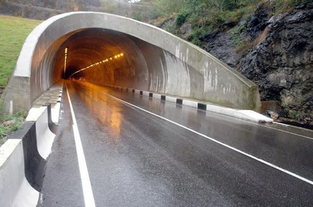 Верхний Ларс Грузия лавинозащитный тоннель