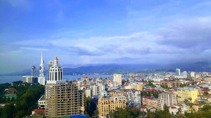 View of Batumi from "Nephele Sky Bar" (restaurant)