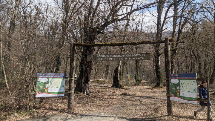 Вход в национальный парк Лагодехи