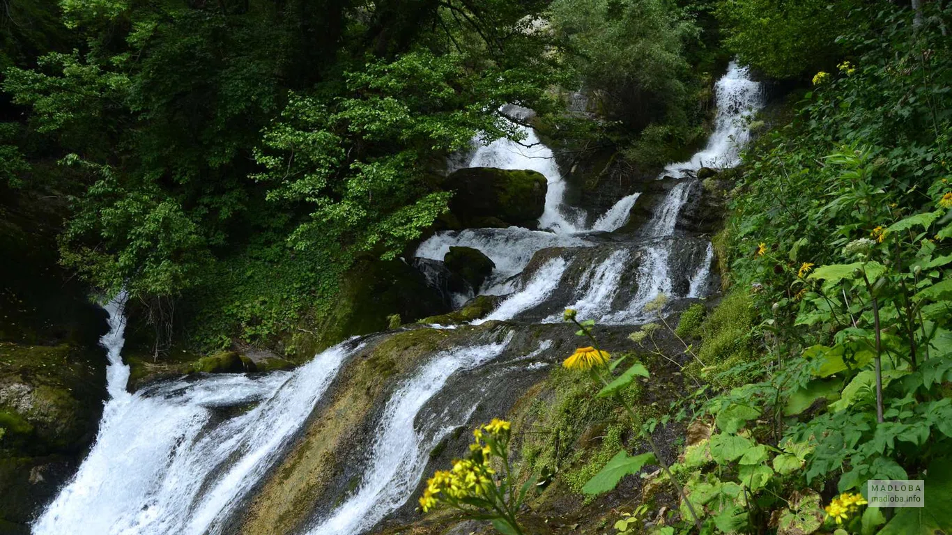 Извилистый Водопад Рачха