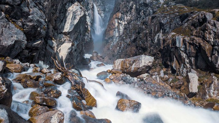 Ushba (Shdugra) Waterfall