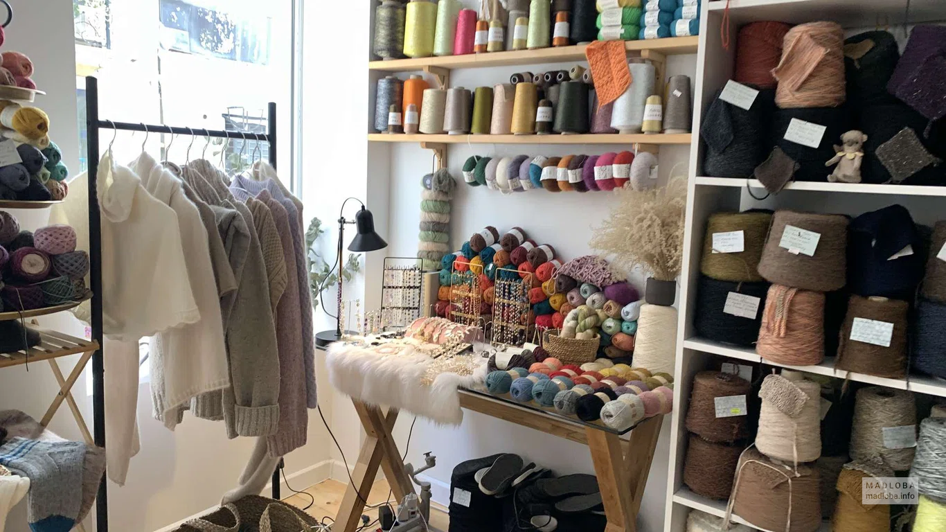 Пряжа и нитки в магазине Wool Sakartvelo