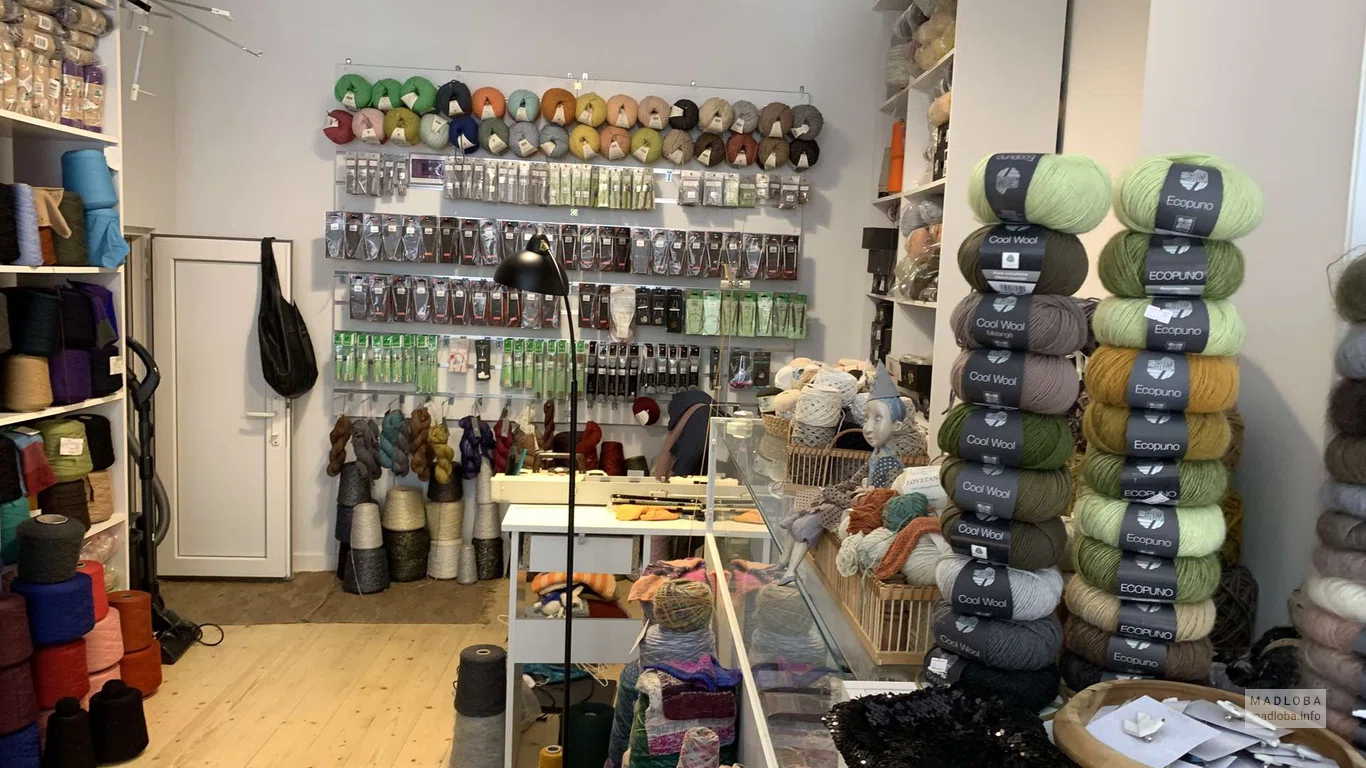 Нитки в магазине Wool Sakartvelo