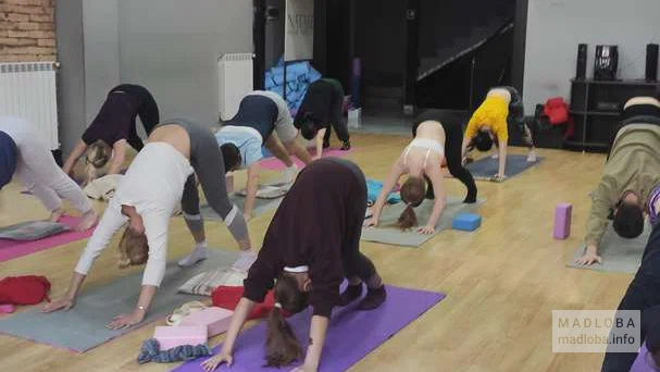 Занятия йогой в "Yoga Space"