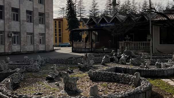 Abandoned fountain