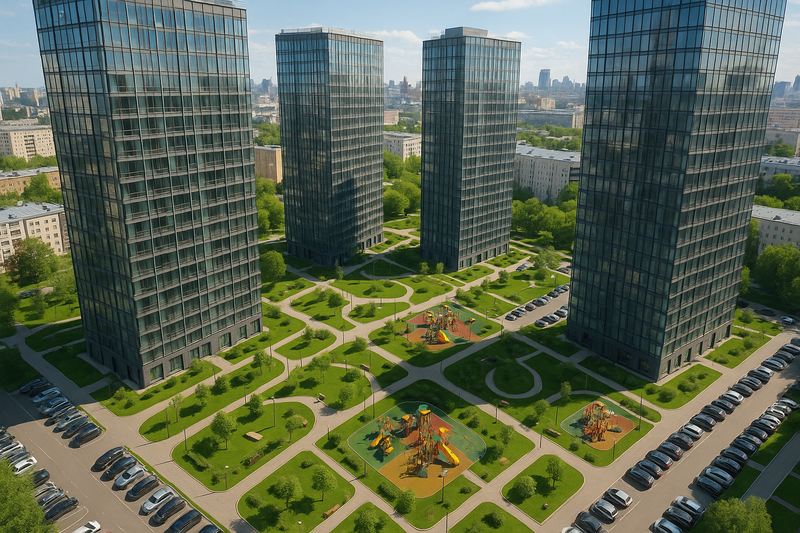 Residential complexes of Moscow.