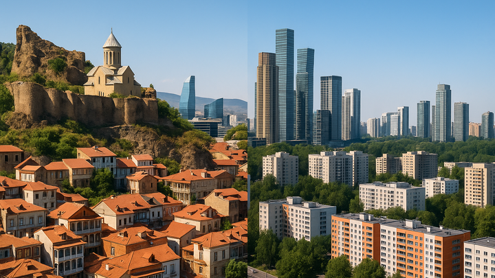 🏙️ Сравнение жилых комплексов двух столиц: Тбилиси и Москвы