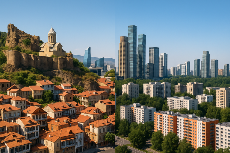 🏙️ Сравнение жилых комплексов двух столиц: Тбилиси и Москвы