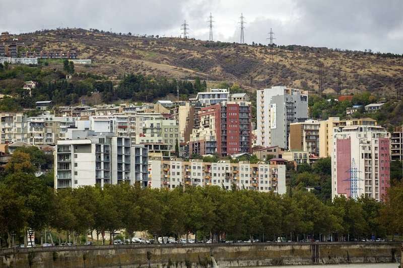 Residential buildings in Tbilisi