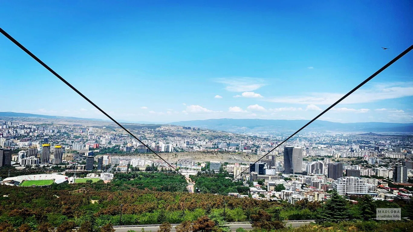 Вид над Тбилиси