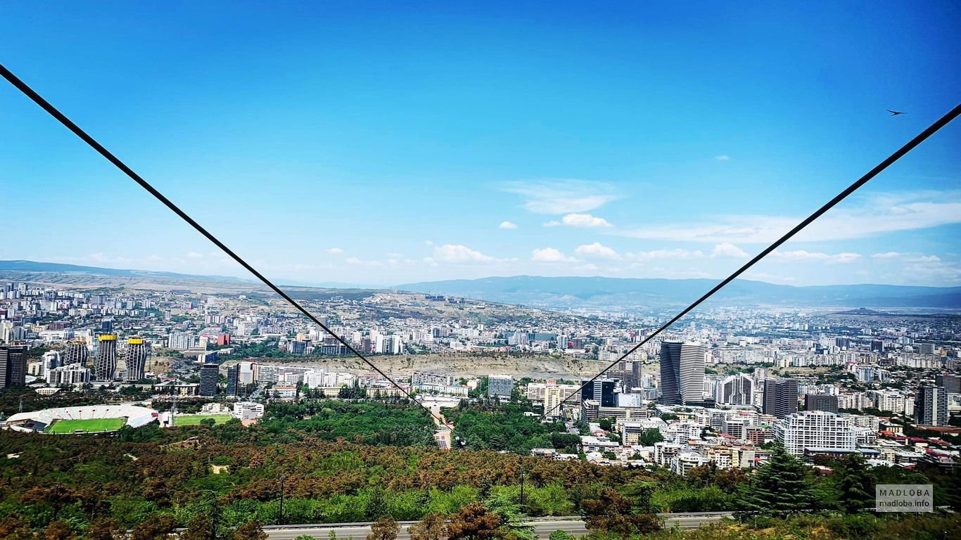 Вид над Тбилиси