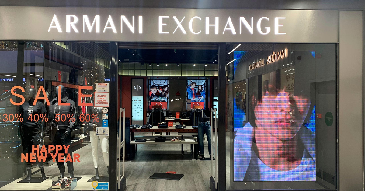 Armani Exchange clothing store in Tbilisi. Reviews opening hours