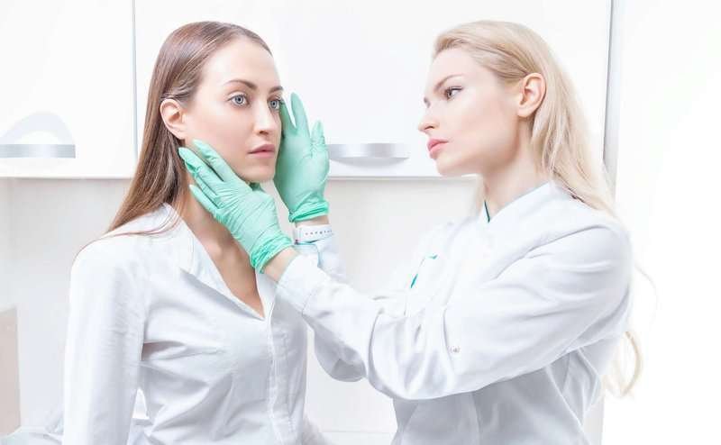 at a cosmetology clinic