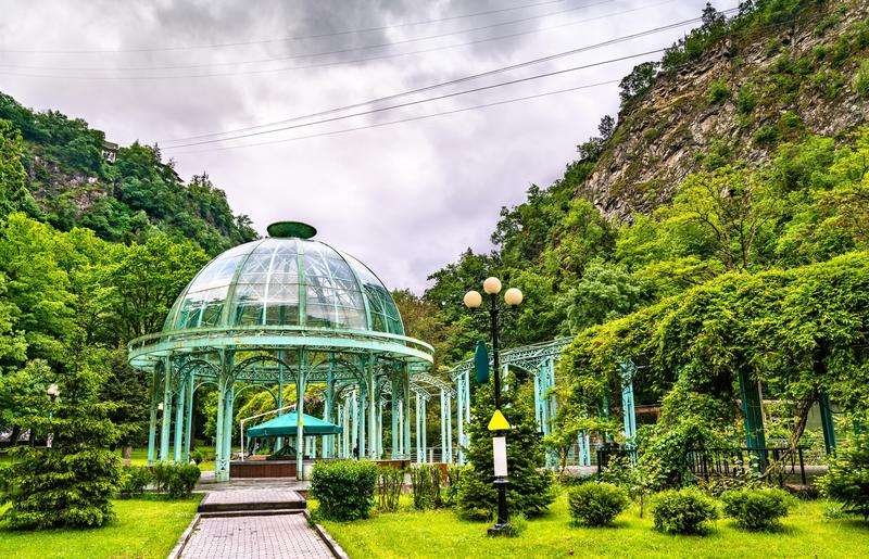Mineral water pavilion in Borjomi