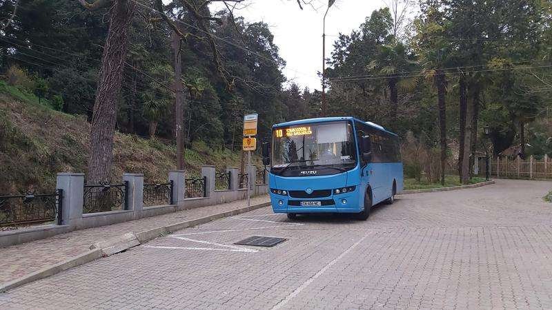 Bus stop Bus number 10