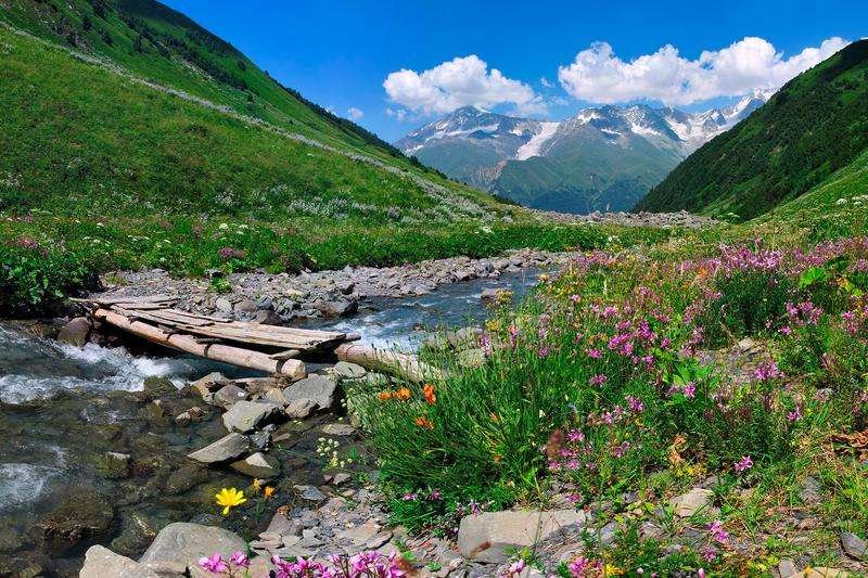 Shovi resort in the Caucasus Mountains